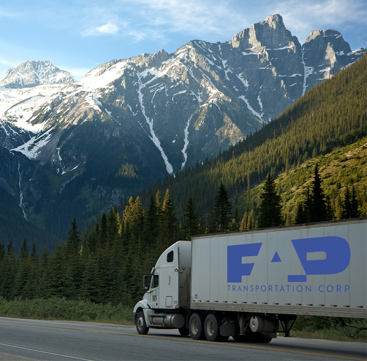 Fap Transportation Company truck on a mounatin road